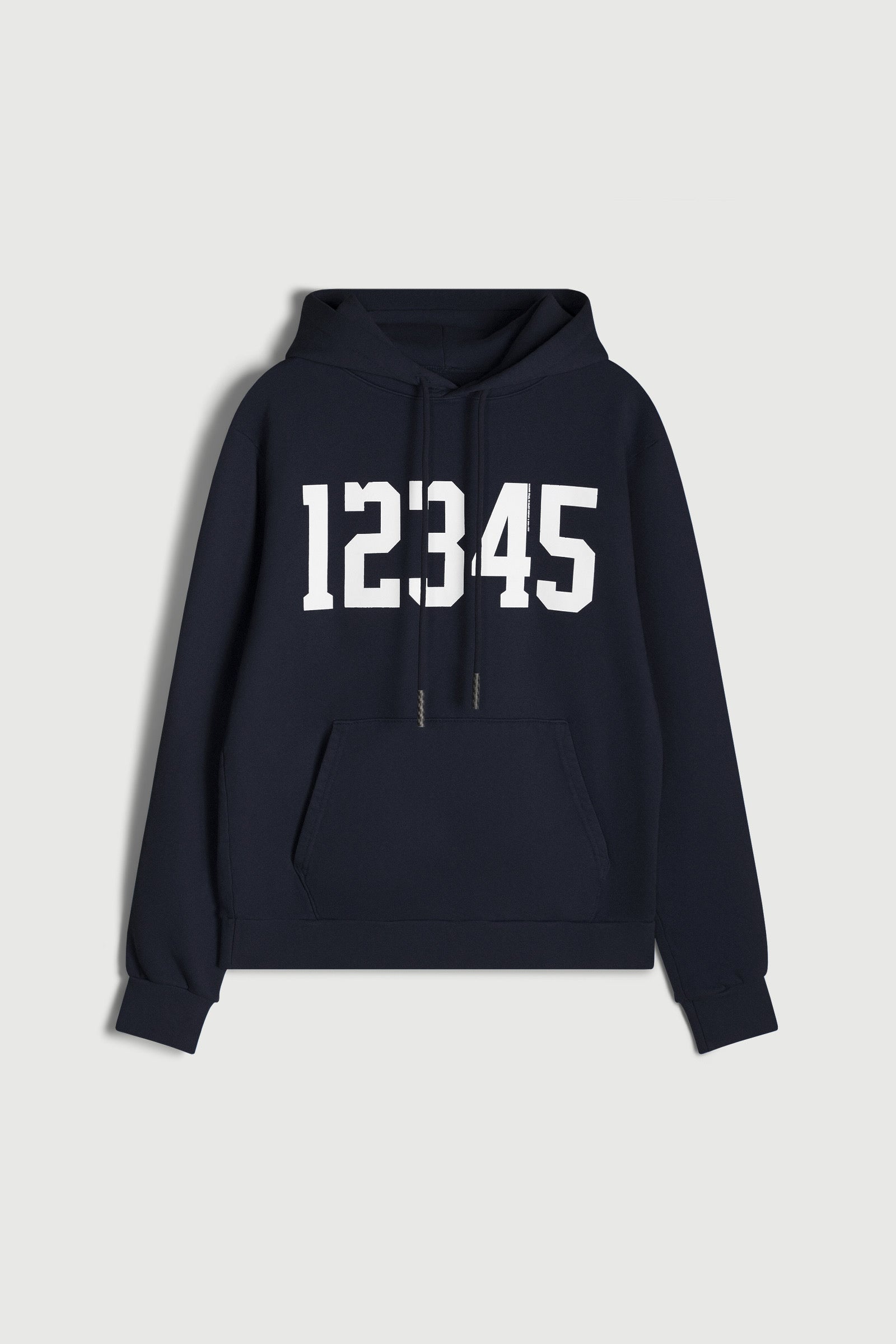 Deep Navy 12345 Hooded Sweatshirt