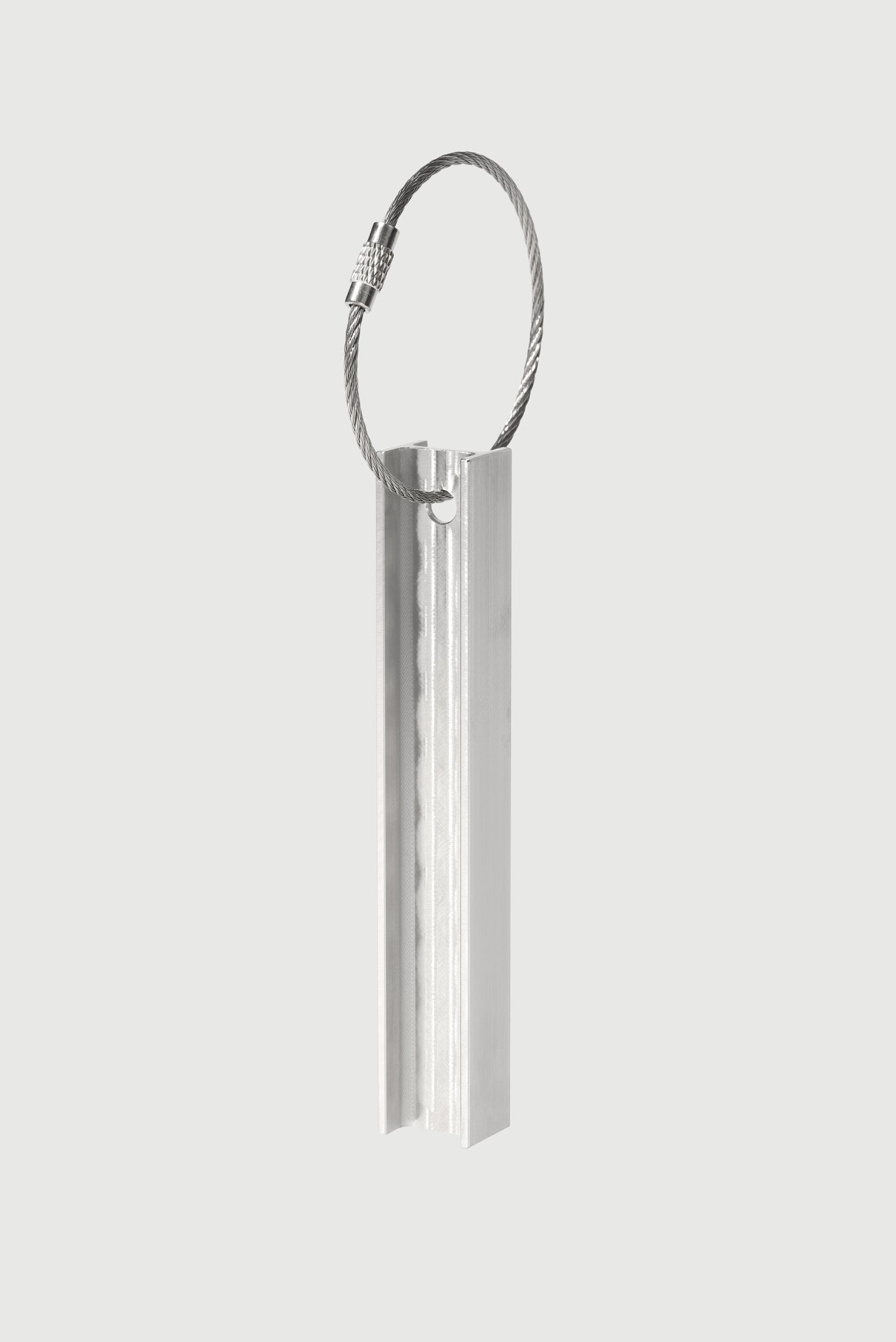 Stainless Steel 316L I-Beam Keychain