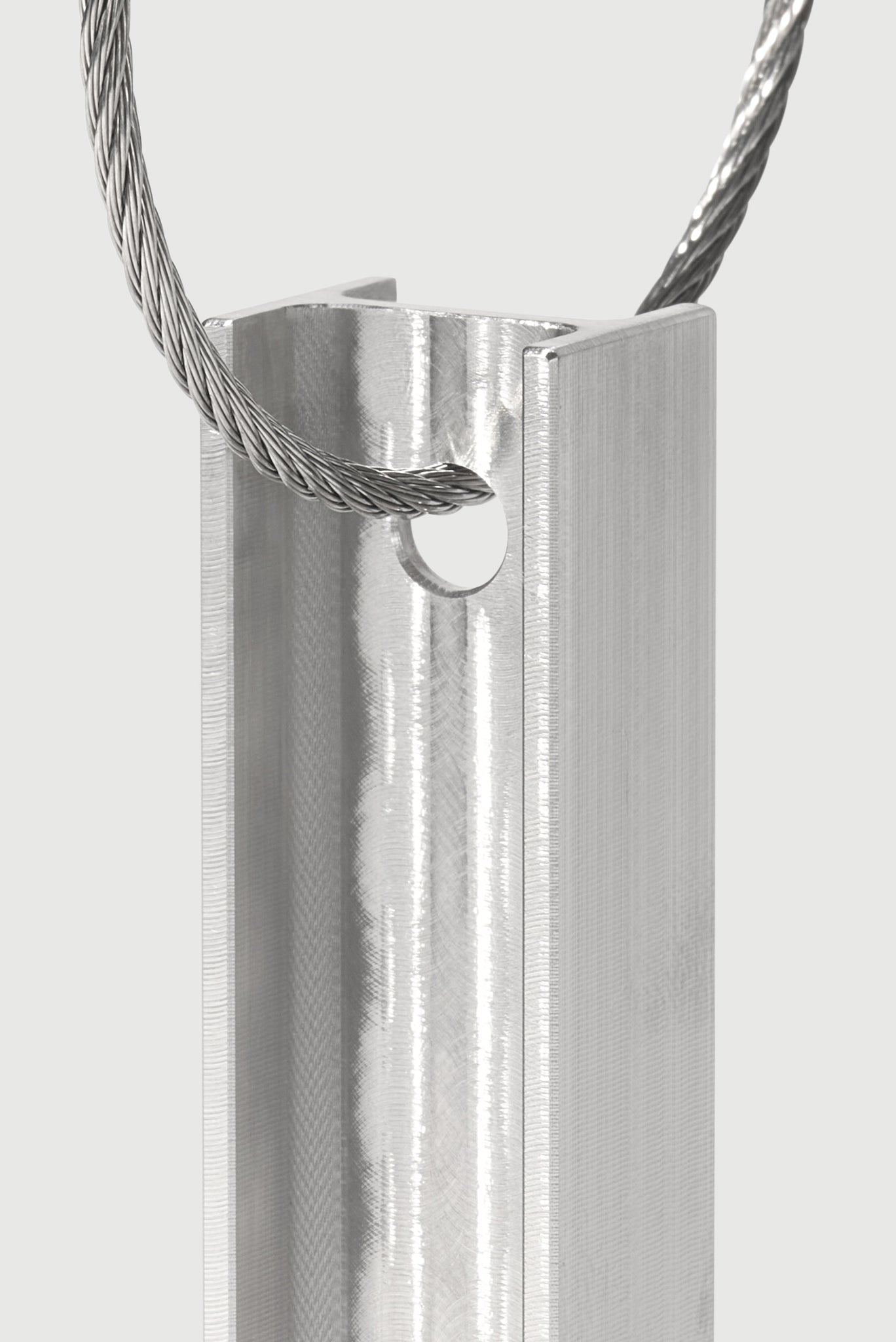 Stainless Steel 316L I-Beam Keychain