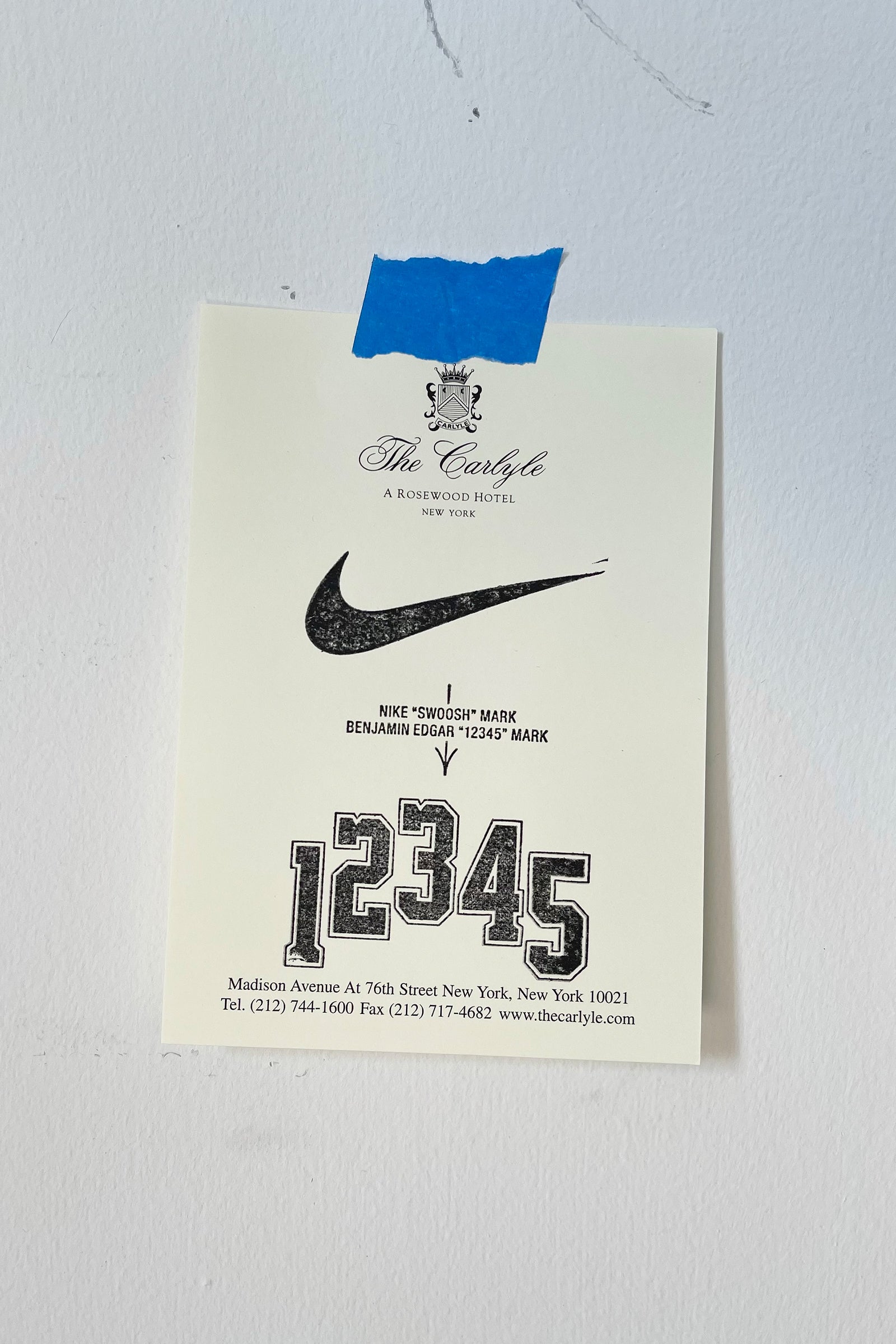 12345 Hooded Sweatshirt in Blue