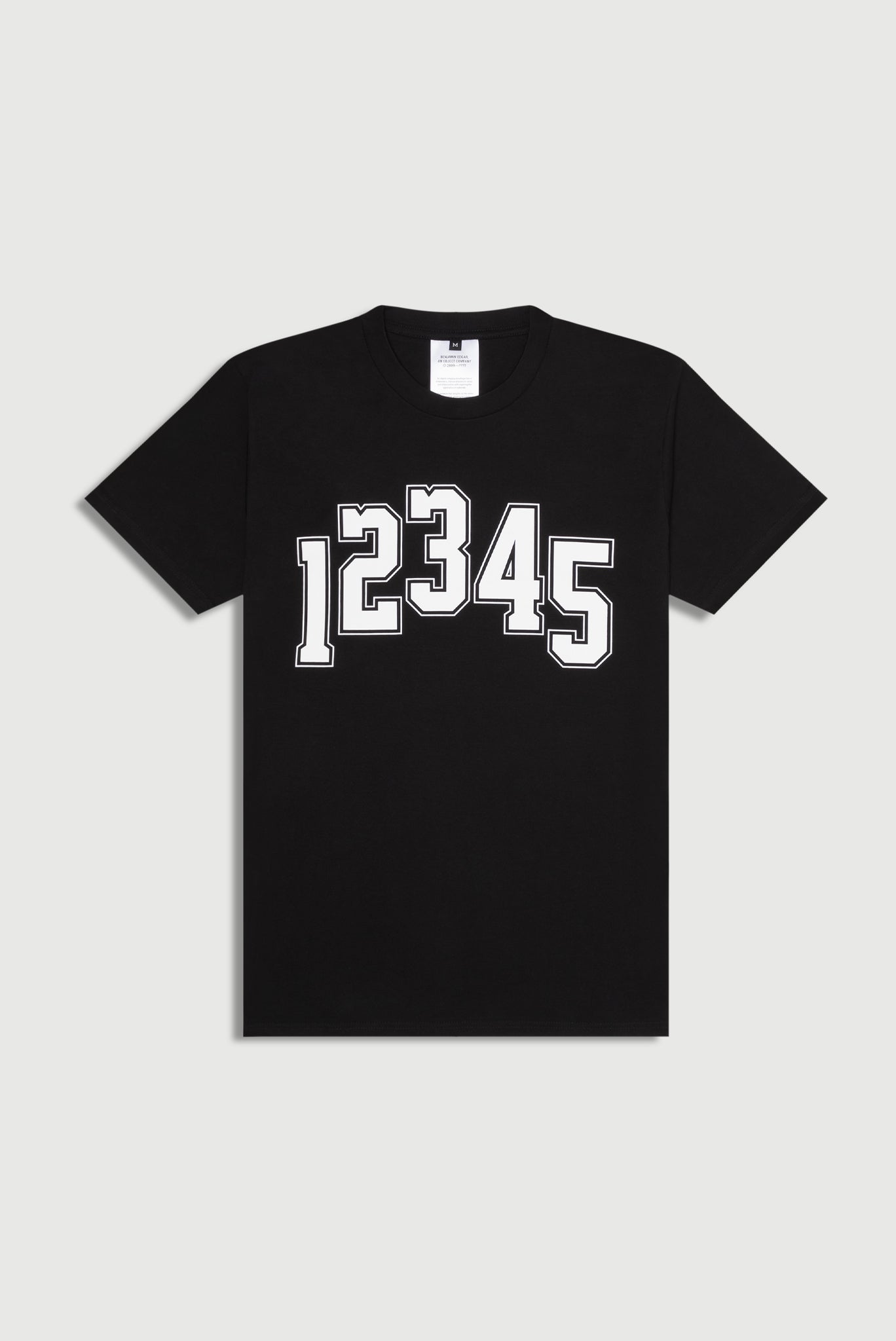 Black 12345 T-Shirt