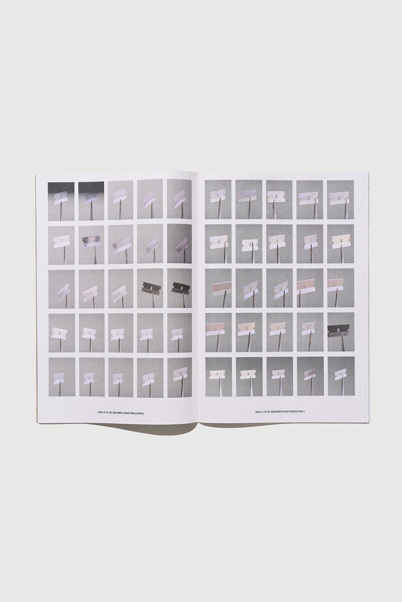 BENJAMIN EDGAR ZINE 2 "600+ RAZOR BLADES"