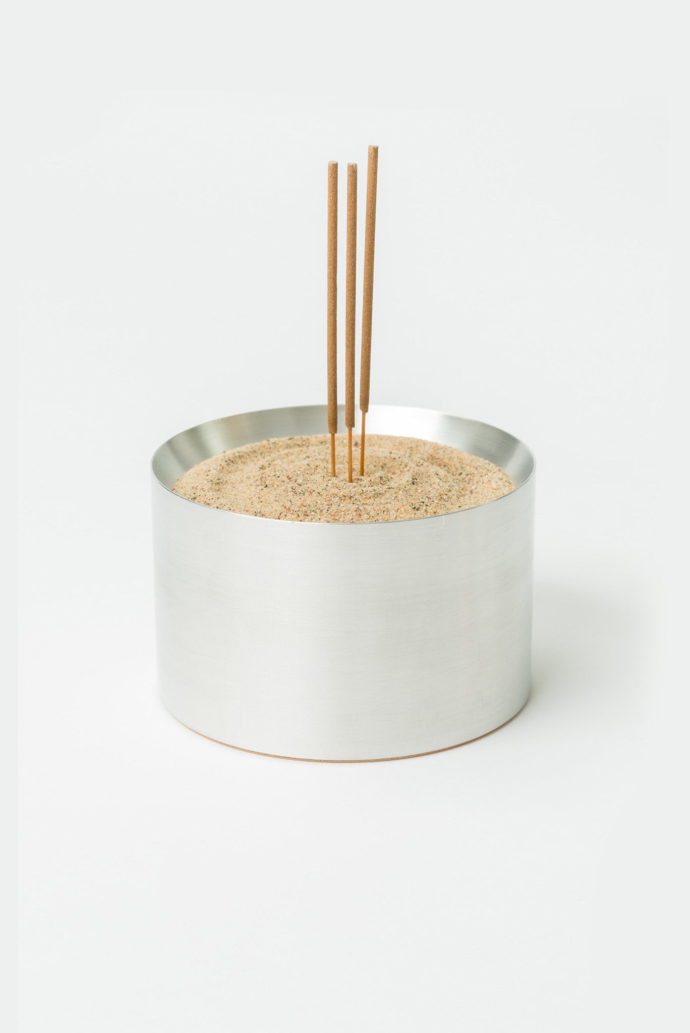 Sand Incense Bowl in Solid Aluminum