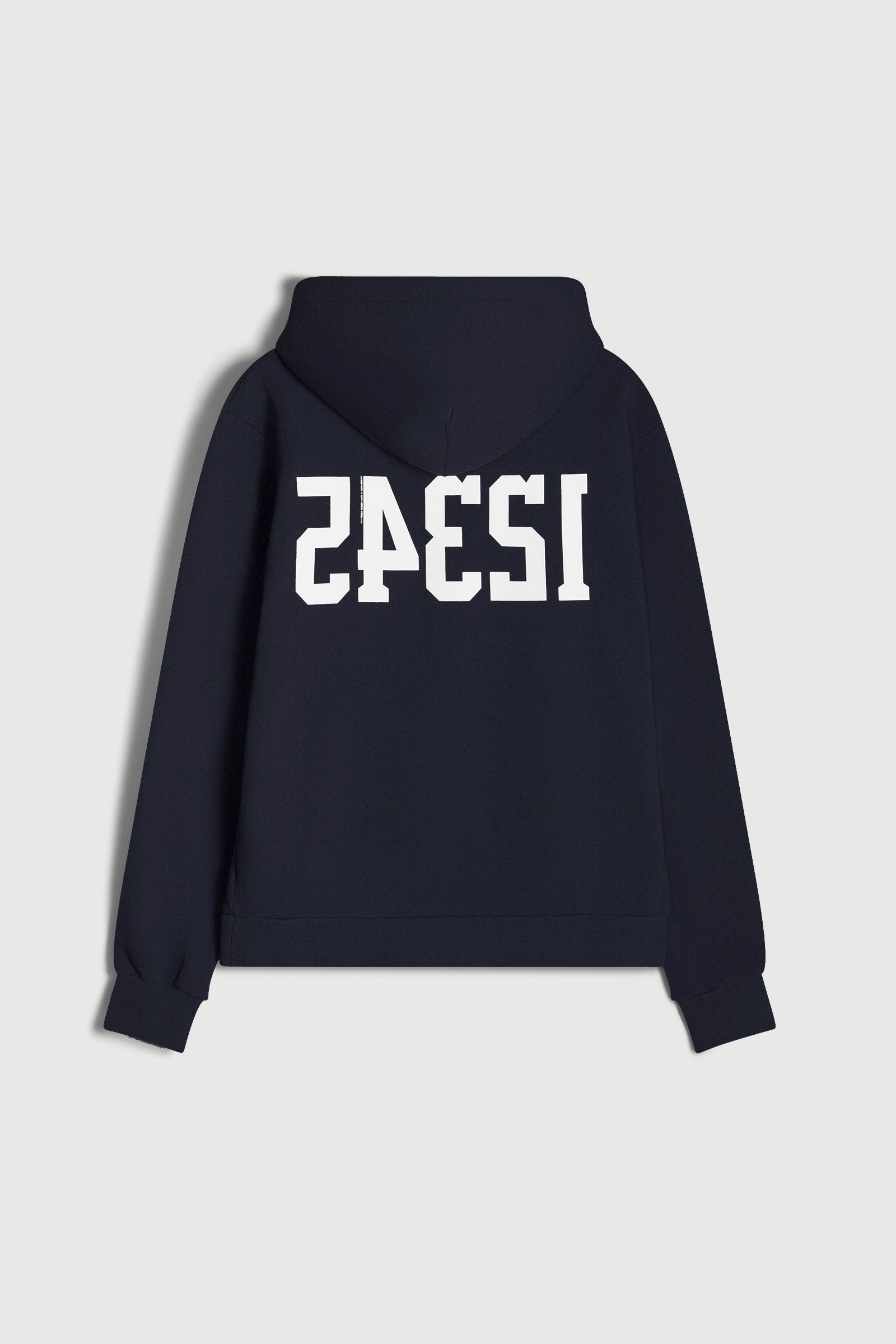 12345 Hooded Sweatshirt in Deep Navy