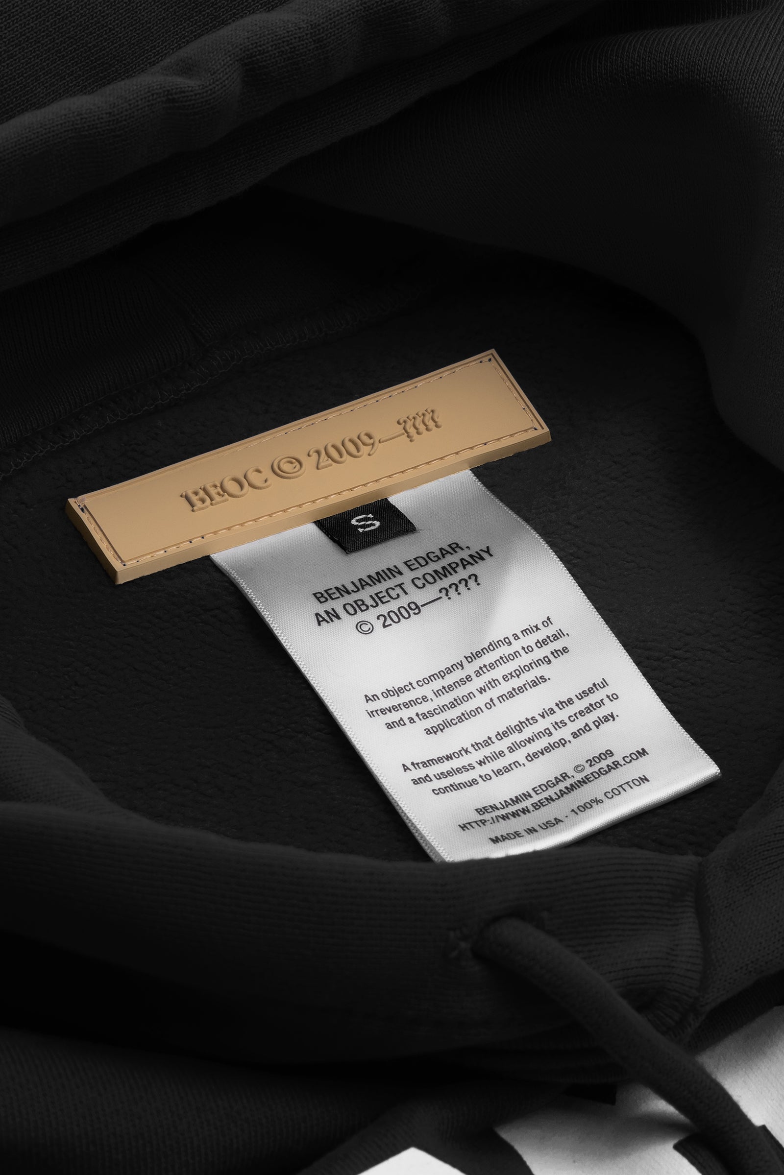 12345 Hooded Sweatshirt in Black