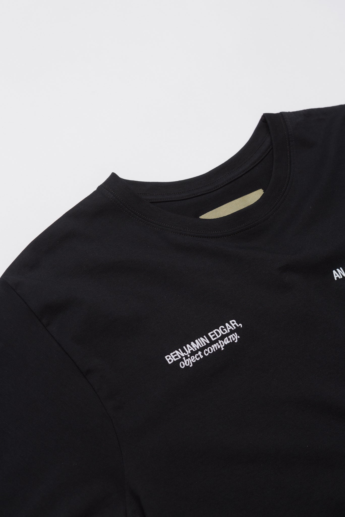 “All The Way Through” #1 Embroidered Simple T-Shirt