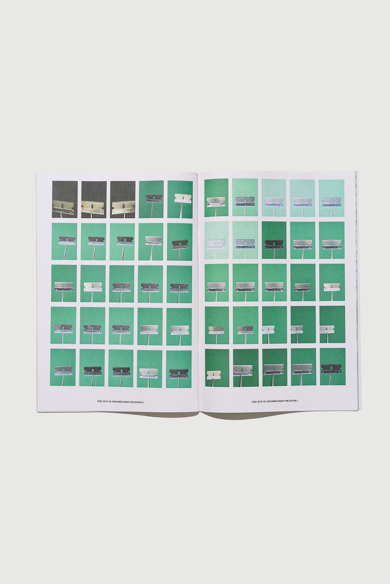 BENJAMIN EDGAR ZINE 2 "600+ RAZOR BLADES"