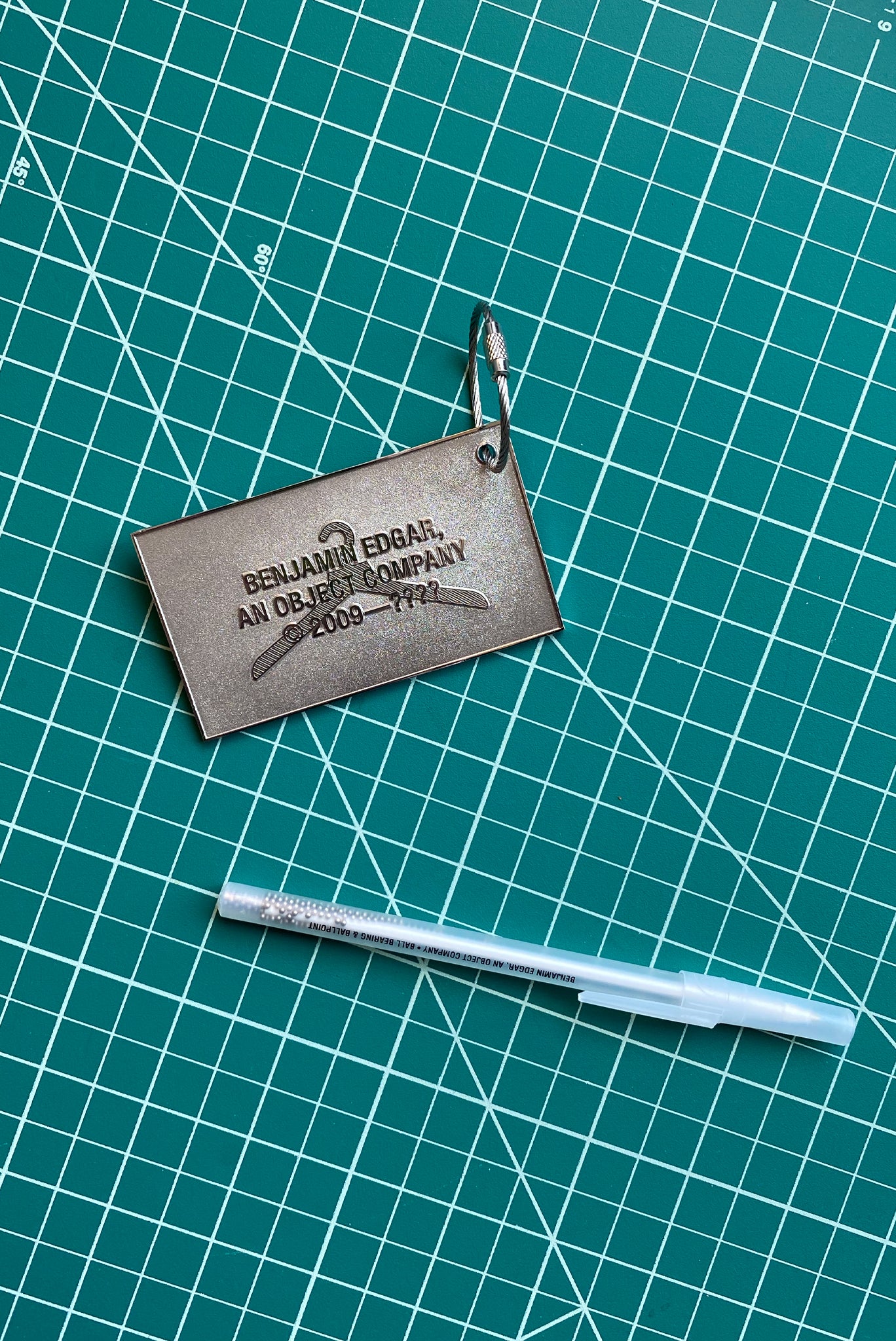 Benjamin Edgar Business Card Keychain