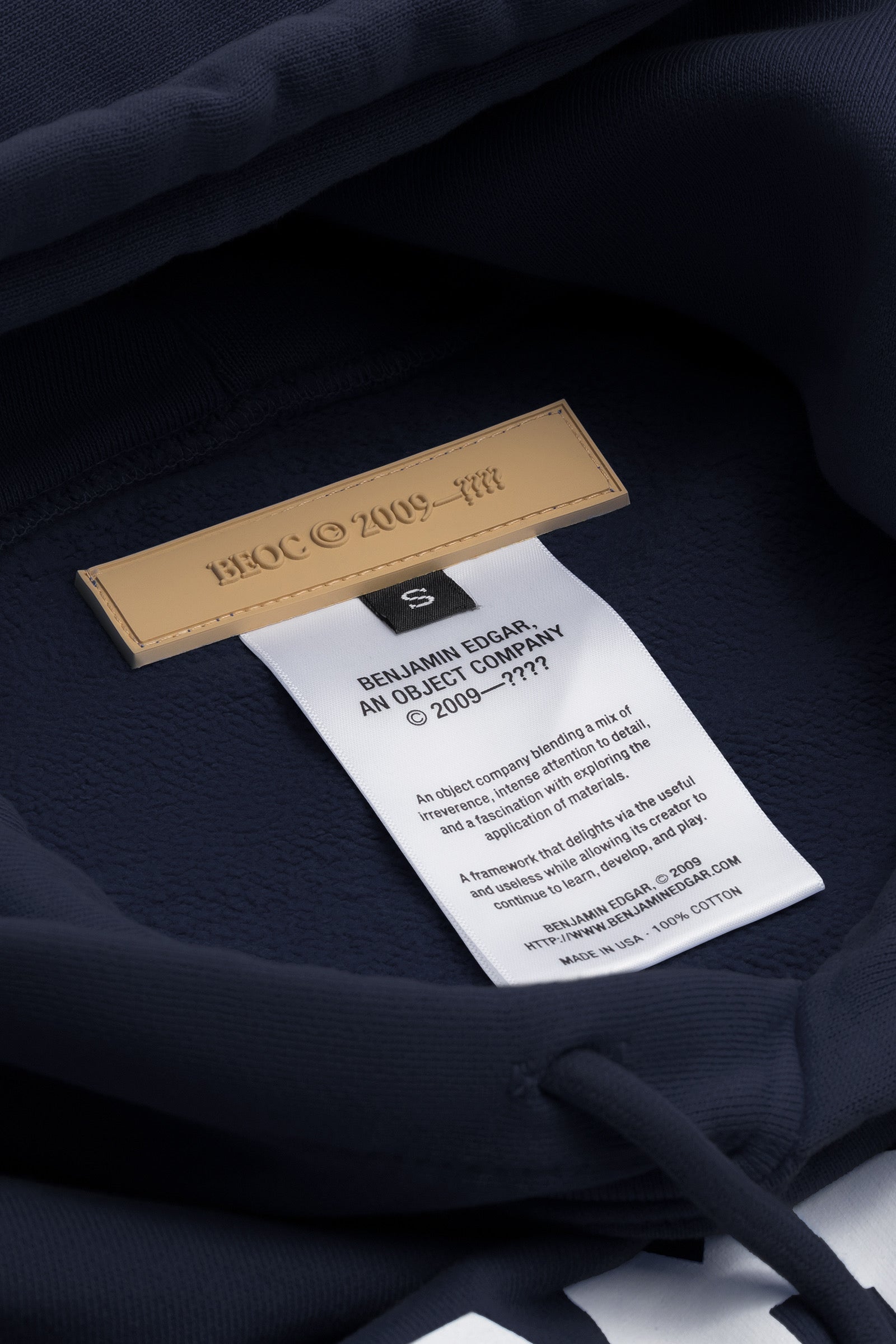 12345 Hooded Sweatshirt in Deep Navy