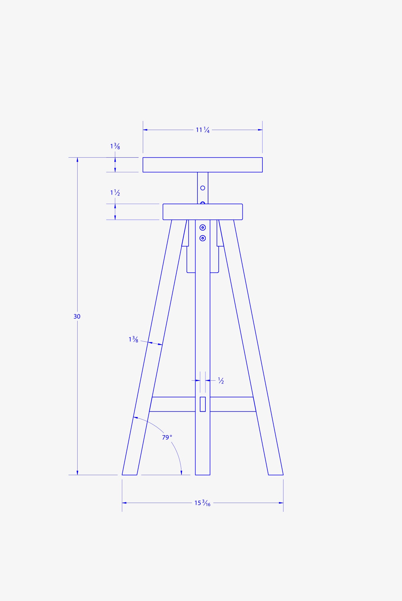 Sculptor's Stand Stool #1