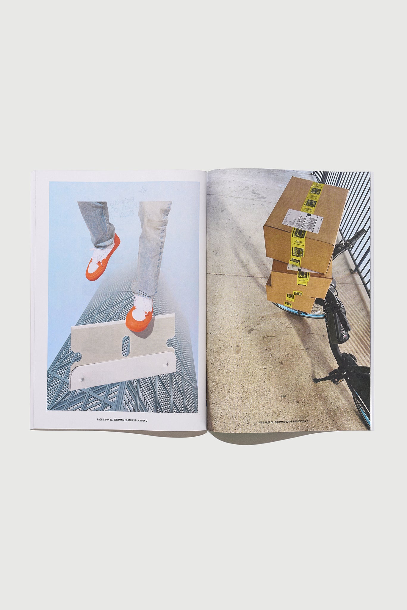 BENJAMIN EDGAR ZINE 2 "600+ RAZOR BLADES"